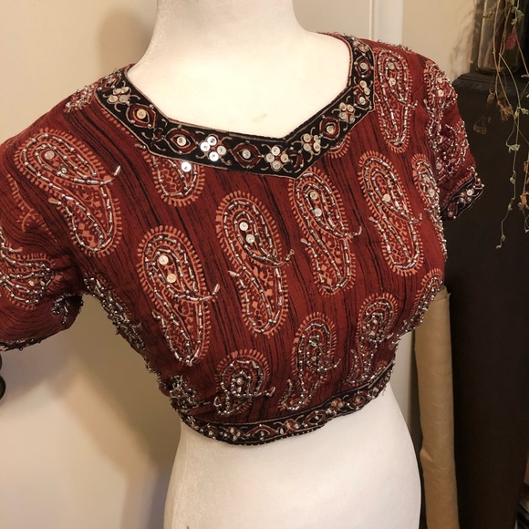 Tops - Hand Made embroidered shirt